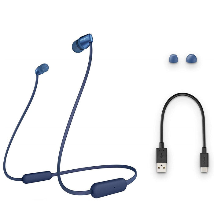 Слушалки Sony Headset WI-C310 blue