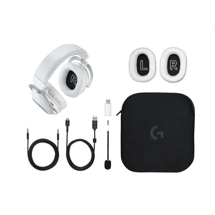 Слушалки Logitech Pro X 2 Headset white
