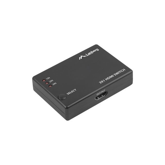 Адаптер Lanberg Video Switch 3x HDMI + Micro USB port +