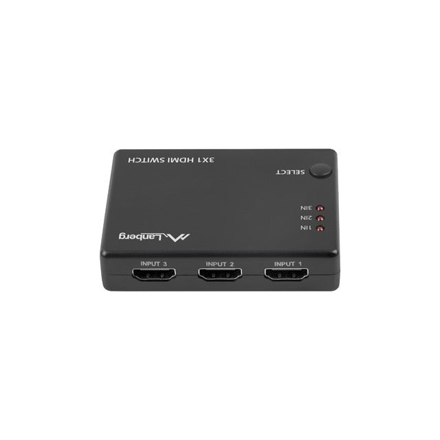 Адаптер Lanberg Video Switch 3x HDMI + Micro USB port +
