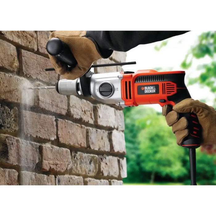 1100W 13 мм ударна бормашина BLACK + DECKER