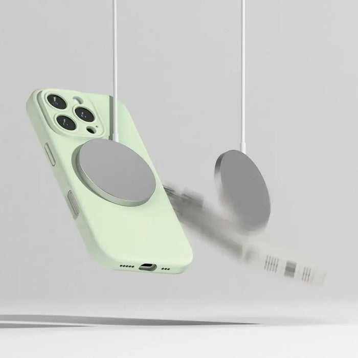 Силиконов калъф Ringke MagSafe за iPhone 16 Pro max - зелен