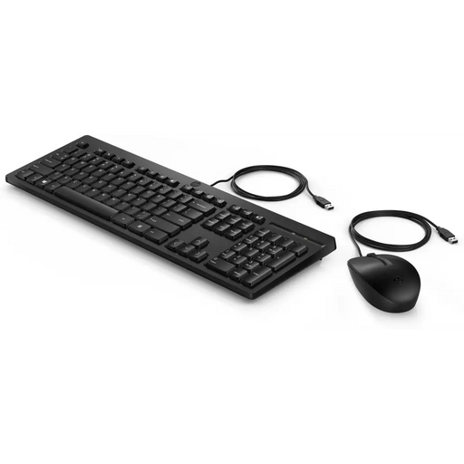 Комбинация от кабелна мишка и клавиатура HP 225