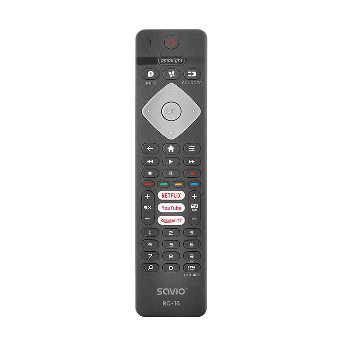 Универсално дистанционно Savio/заместител за Philips TV