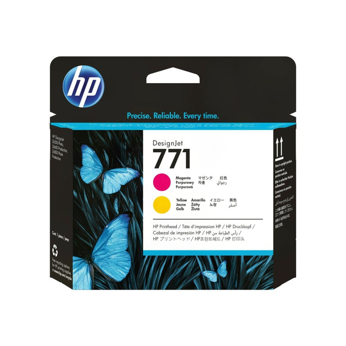 Мастилена глава HP 771 original CE018A магента и жълто