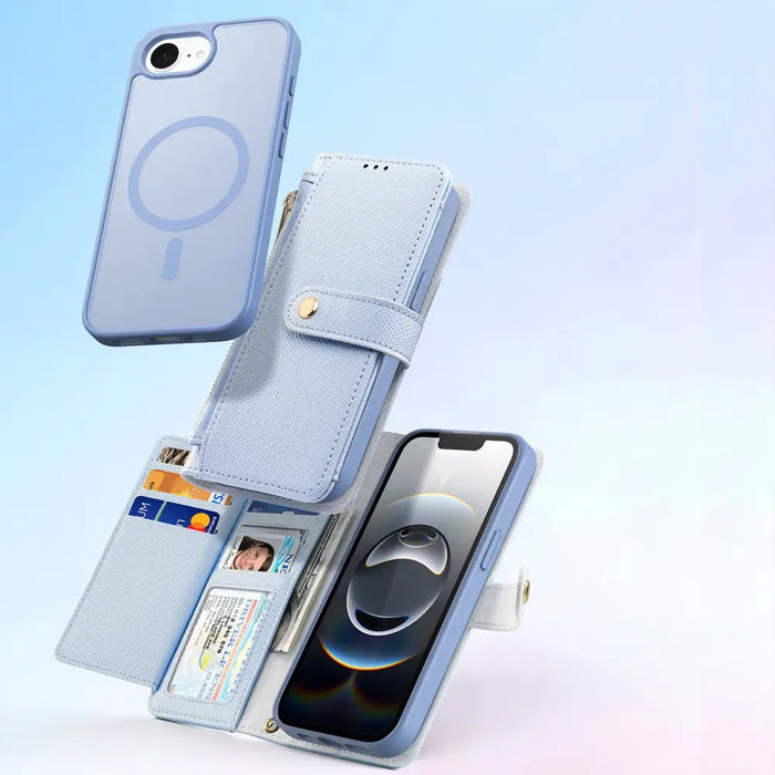 Кожен калъф Dux Ducis Lawa за iPhone 16e със свалящ