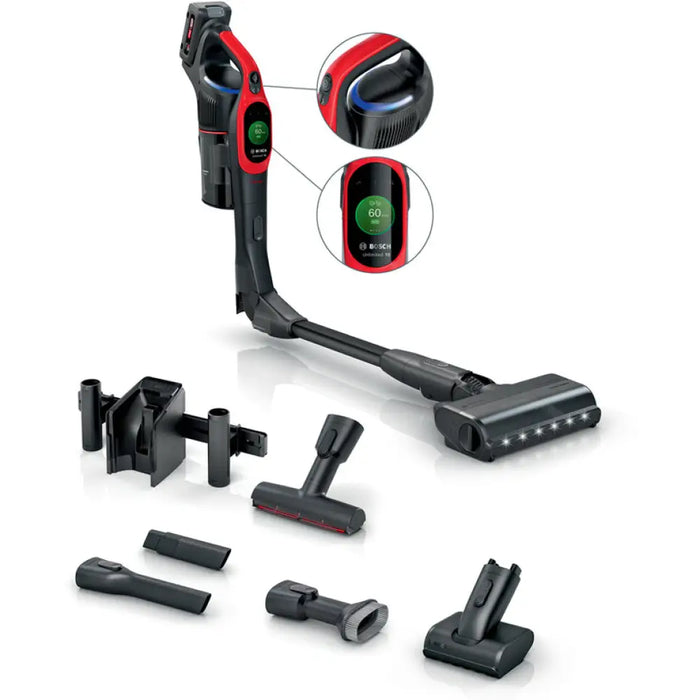 ВЕРТИКАЛНА АКУМУЛАТОРНА ПРАХОСМУКАЧКА BOSCH BCS1041PET