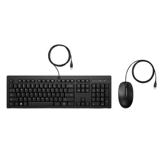 Комбинация от кабелна мишка и клавиатура HP 225