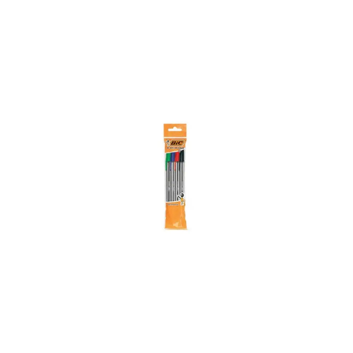 КОМПЛЕКТ КРИСТАЛ 4БР. цветни/син1черен1черв1зел1/ BIC