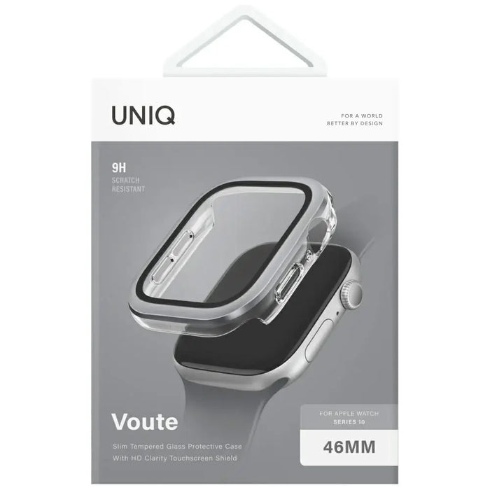 Корпус от закалено стъкло Uniq Voute за Apple Watch 10 46