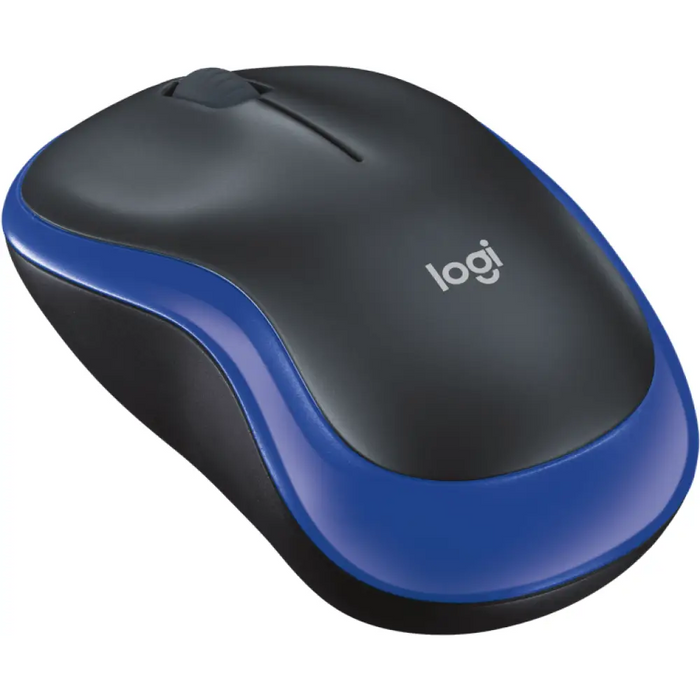 Безжична оптична мишка LOGITECH M185 USB Син/Черен