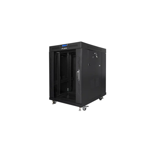 Шкаф Lanberg 19’’ свободно стоящ 15U/800x1000 (плосък