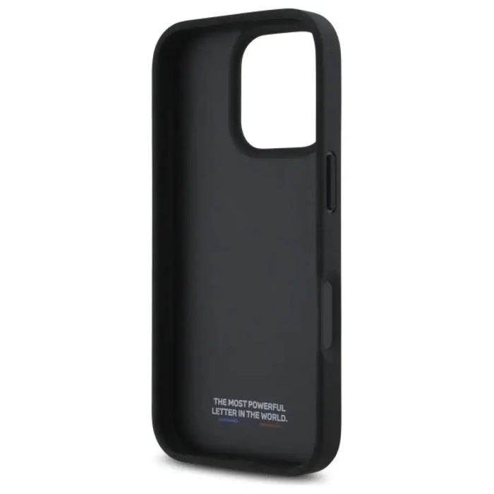 Перфориран калъф BMW M Tricolor Detail Line iPhone 16 Pro