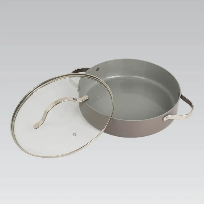 Гювеч плитък с капак MAESTRO MR-4009 (MR-4009-28S) 28 см