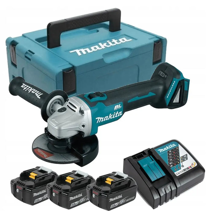 18V акумулаторен ъглошлайф MAKITA DGA504RT3J