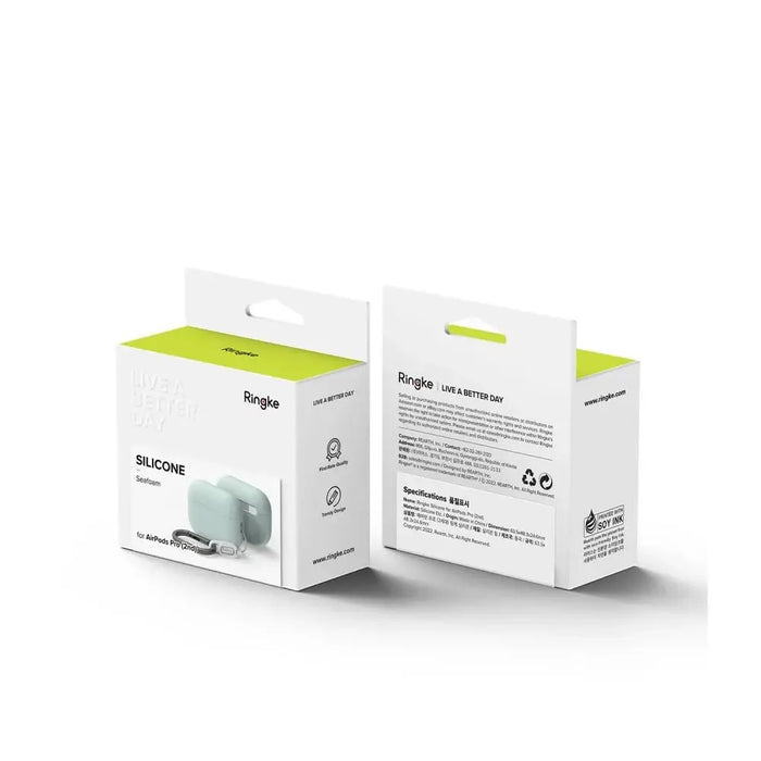Силиконов калъф Ringke за Apple AirPods Pro 1 / 2 - зелен