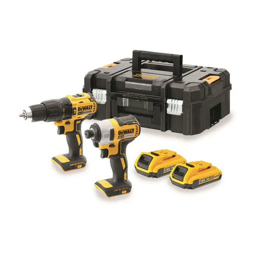 АКУМУЛАТОРЕН БЕЗЧЕТКОВ КОМПЛЕКТ DEWALT DCK2060D2T-QW 18 V