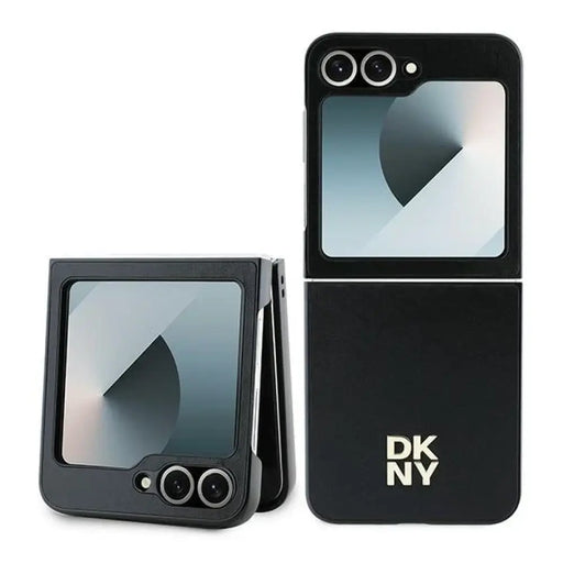 Кожен калъф DKNY Metal Stack с лого за Samsung Galaxy Z