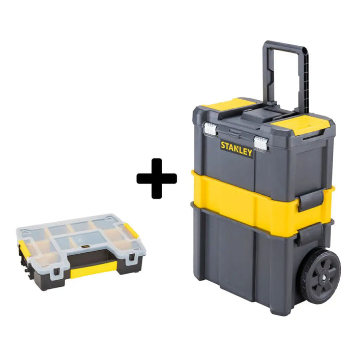 МОБИЛЕН КУФАР ЗА ИНСТРУМЕНТИ 2 ЧАСТИ STANLEY STST1-81320