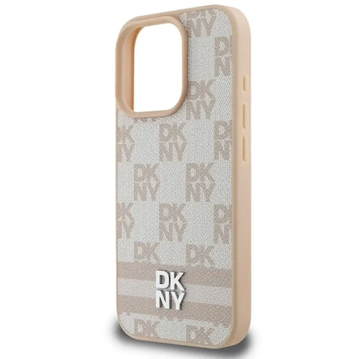 Калъф за iPhone 16 Pro Max DKNY с карирана шарка