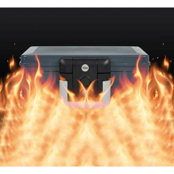 Огнеупорна кутия Yale YFC/154/KB1 5 л пластмасова сива