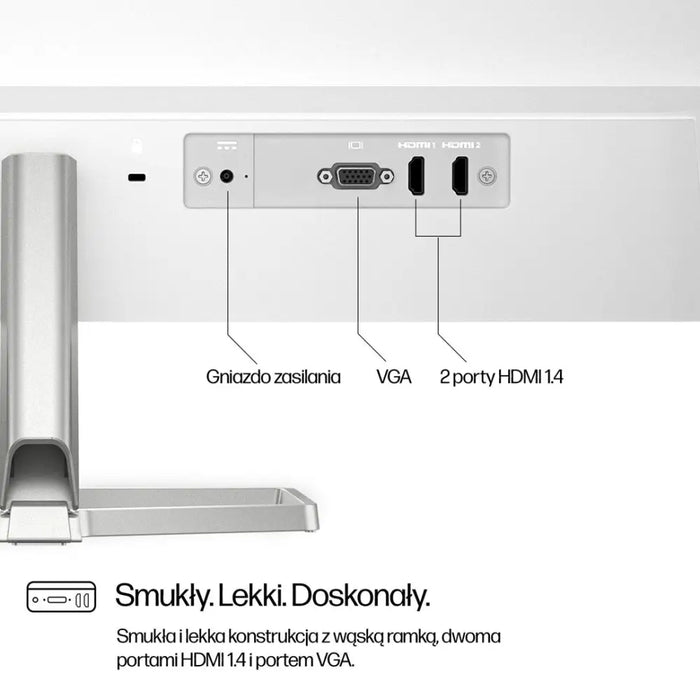 27-инчов монитор HP Series 5 FHD в бяло - 527sw