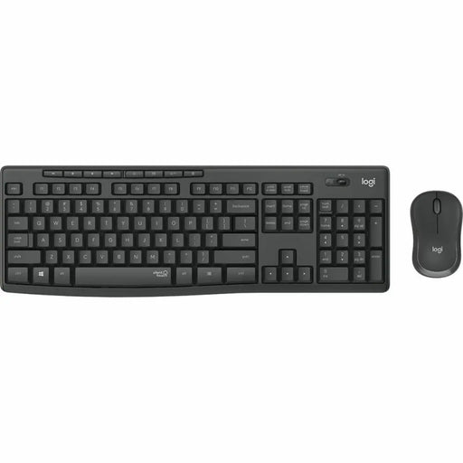 Kлаиатура с безжична мишка Logitech 920-009798 Черен