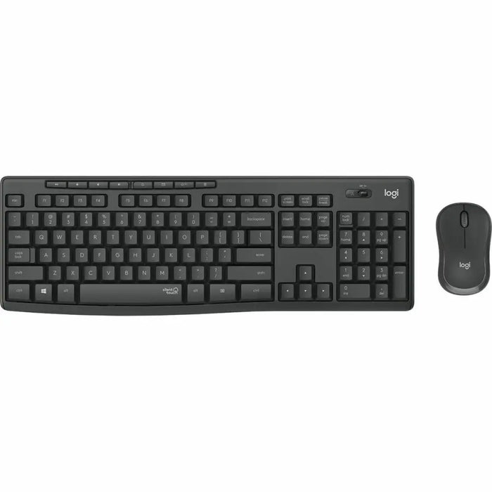 Kлаиатура с безжична мишка Logitech 920-009798 Черен