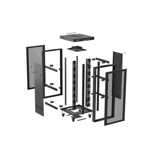 Шкаф Lanberg 19’’ свободно стоящ 47U/800X800 (ПЛОСЪК)