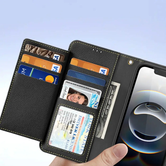 Кожен калъф Dux Ducis Lawa за iPhone 16e със свалящ