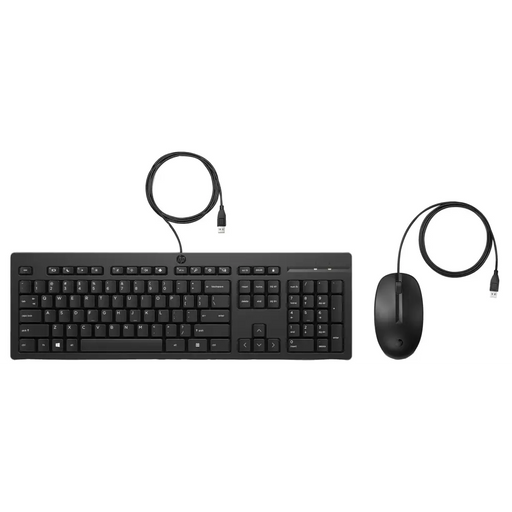 Комбинация от кабелна мишка и клавиатура HP 225