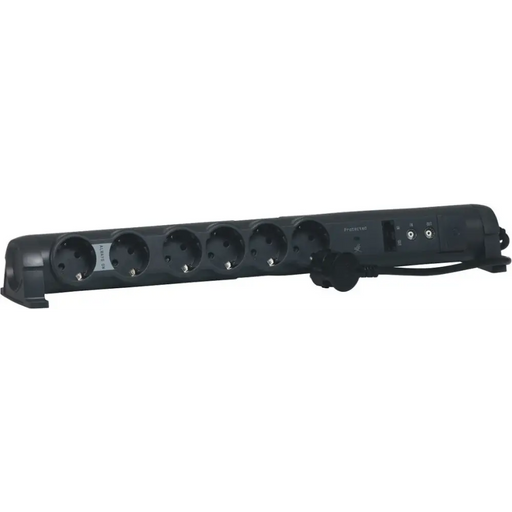 Разклонител Legrand 694666 6х2P + E RJ45x2 TVx2 с кабел