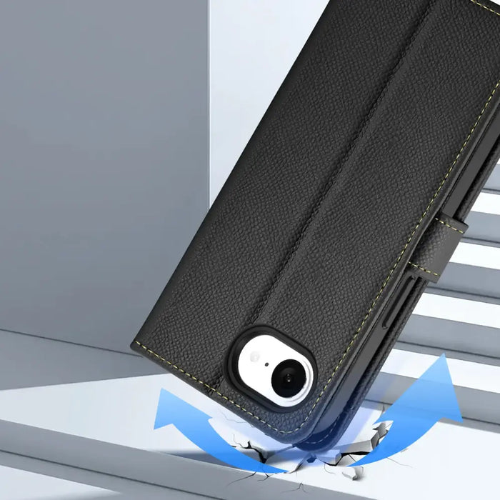 Кожен калъф Dux Ducis Lawa за iPhone 16e със свалящ