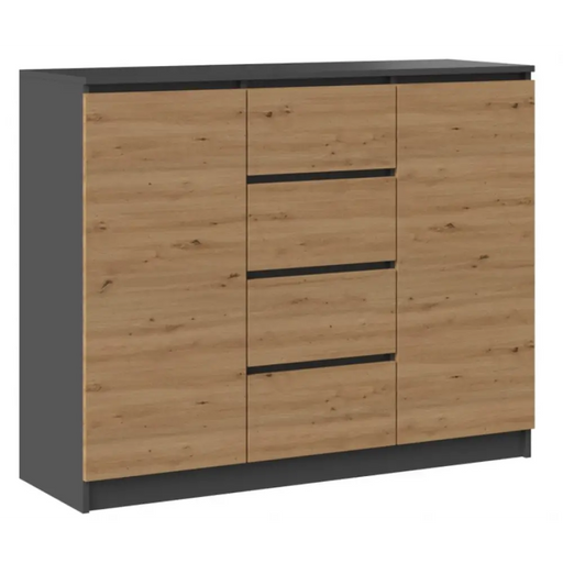 2D4S скрин 120x40x97 см антрацит/artisan