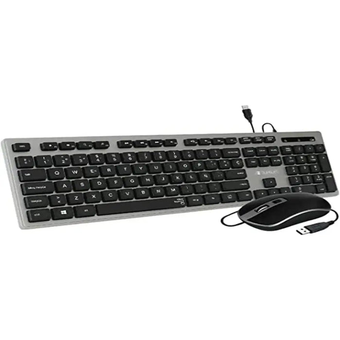 Клавиатура с мишка Subblim SUBKBC-CEKE50 Испанска Qwerty