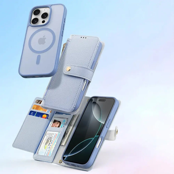 Кожен калъф Dux Ducis Lawa за iPhone 16 Pro със свалящ