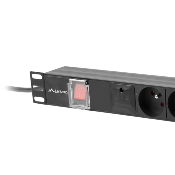 Lanberg разпределителен блок (pdu) 19’’ 1U 16a 2m 5x