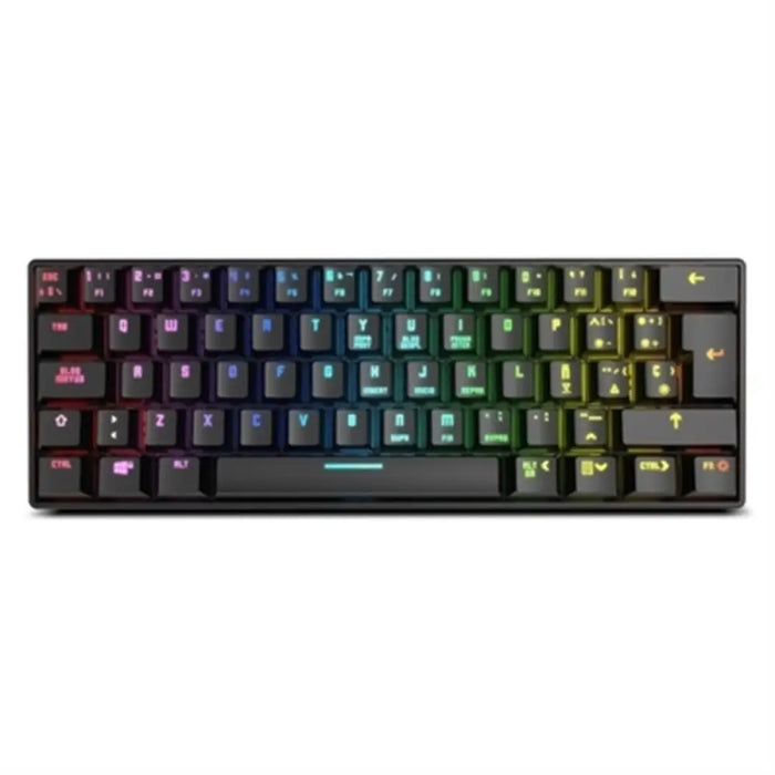 Клавиатура за игри Krom Kluster Черен Испанска Qwerty
