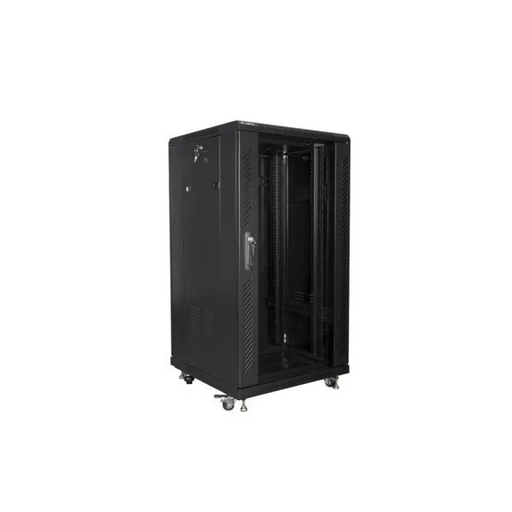 Шкаф Lanberg стелаж 19’’ свободностоящ 22U/600x600 (плоска