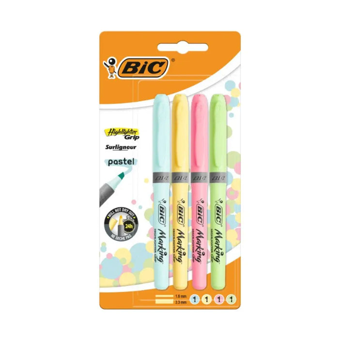 КОМПЛЕКТ ПЕРМАНЕНТЕН МАРКЕР 4БР.ЦВЕТНИ BIC