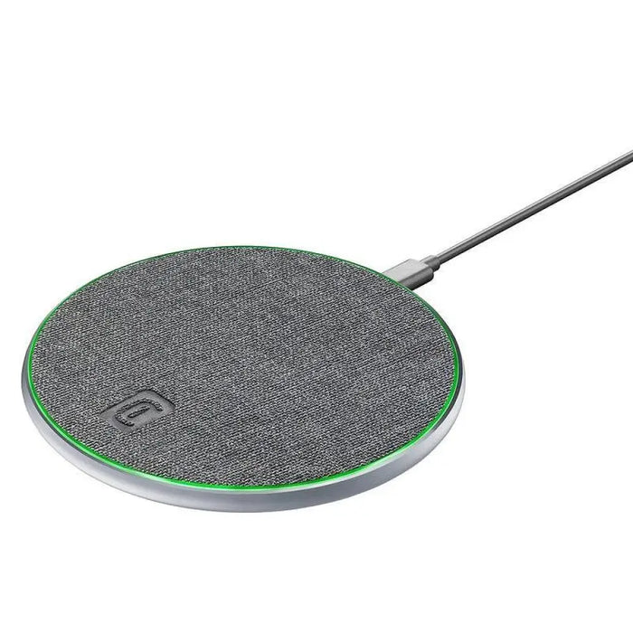 Зарядно устройство Cellularline Tweed 15W Grey безжично