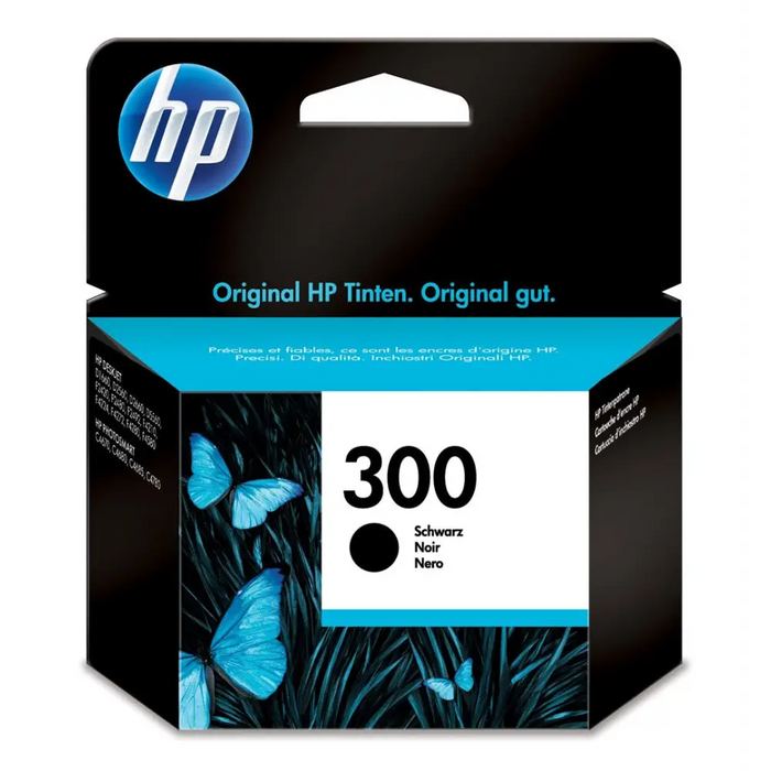 Оригинална черна касета с мастило HP 300