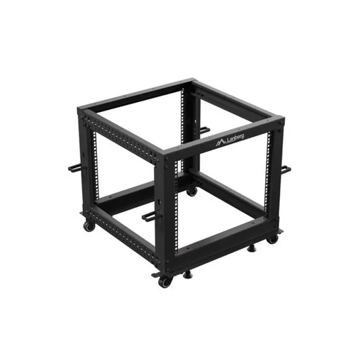 Lanberg отворена стойка 19’’ 9U 600x600-1100 регулируема