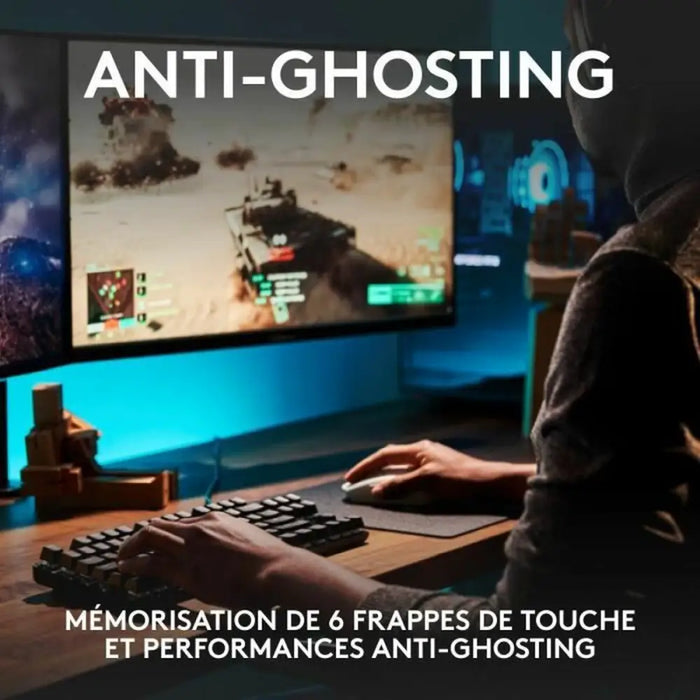 Блуту Клавиатура с Поставка за Таблет Logitech G413 SE