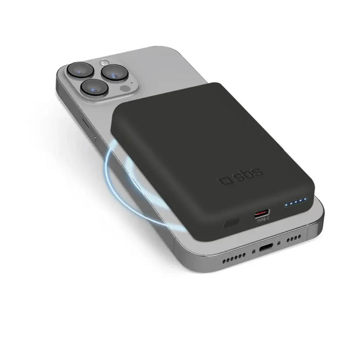 SBS TEBB5000MAG1CK безжична Преносима батерия Powerbank