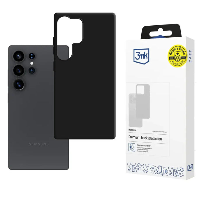 3mk Matt Case за Samsung Galaxy S25 Ultra - черен
