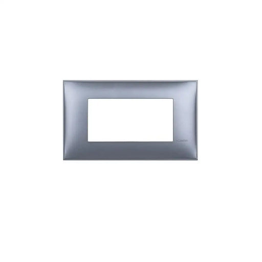 4-МОДУЛНА РАМКА CLASSIA LEGRAND - СИН МЕТАЛИК
