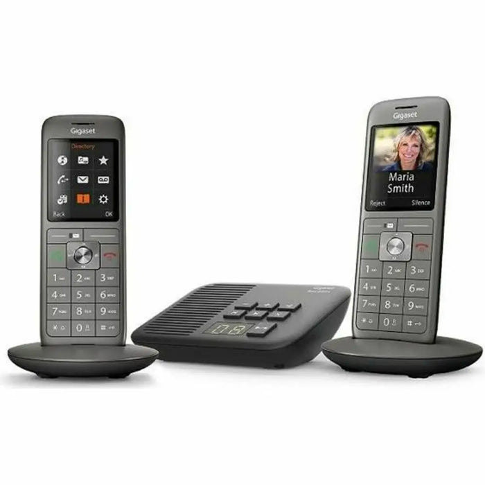 Безжичен телефон Gigaset CL660A Duo Сив Антрацит