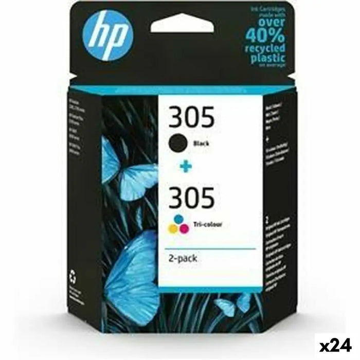Оригиална касета за мастило HP 305 Жълт (24 броя)