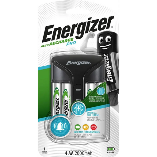 Зарядно за батерии ENERGIZER Pro ACU HR6 POW + 2 батерии AA